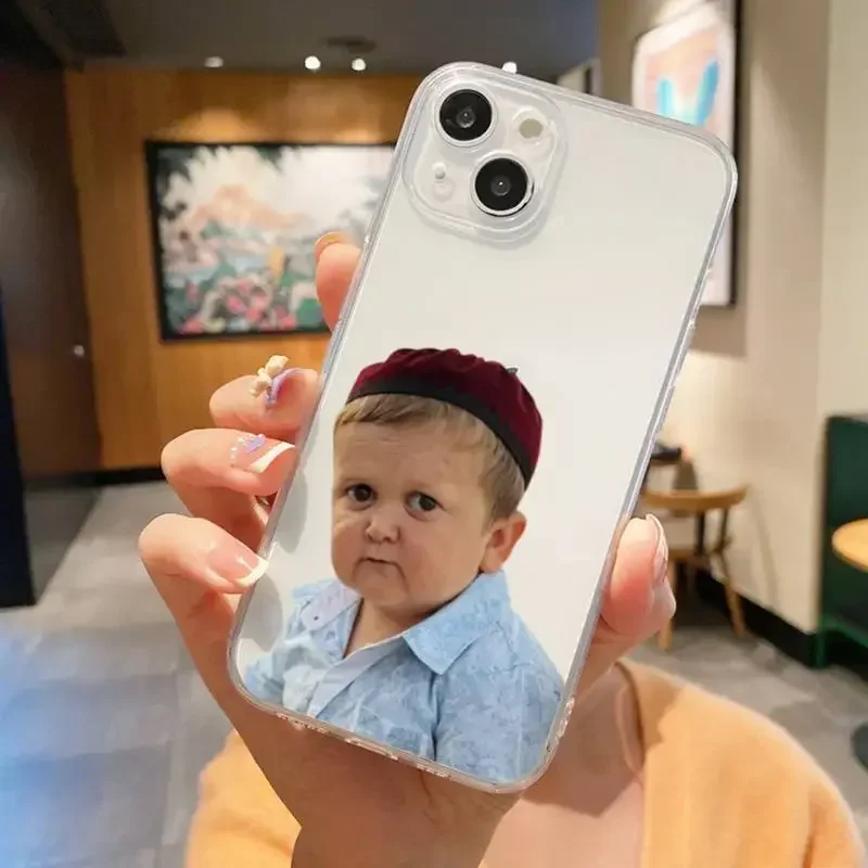 Comical Hasbulla Transparent Phone Case - Soft Protective Cover