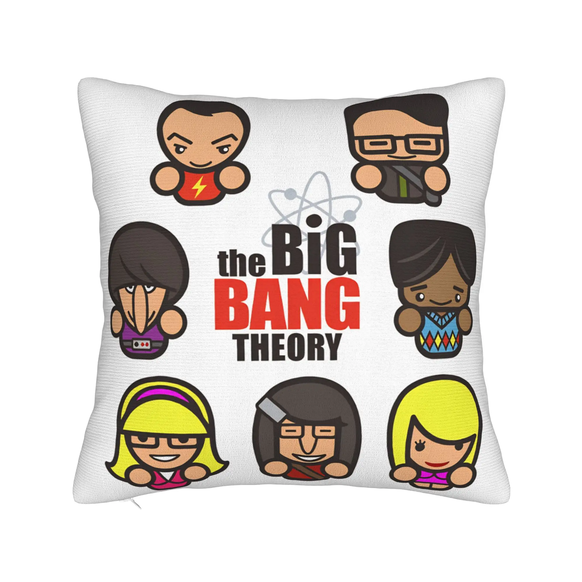 Funny TV Show-Inspired Pillowcase - Soft and Kawaii Decor for Couch, Sofa, or Bedroom