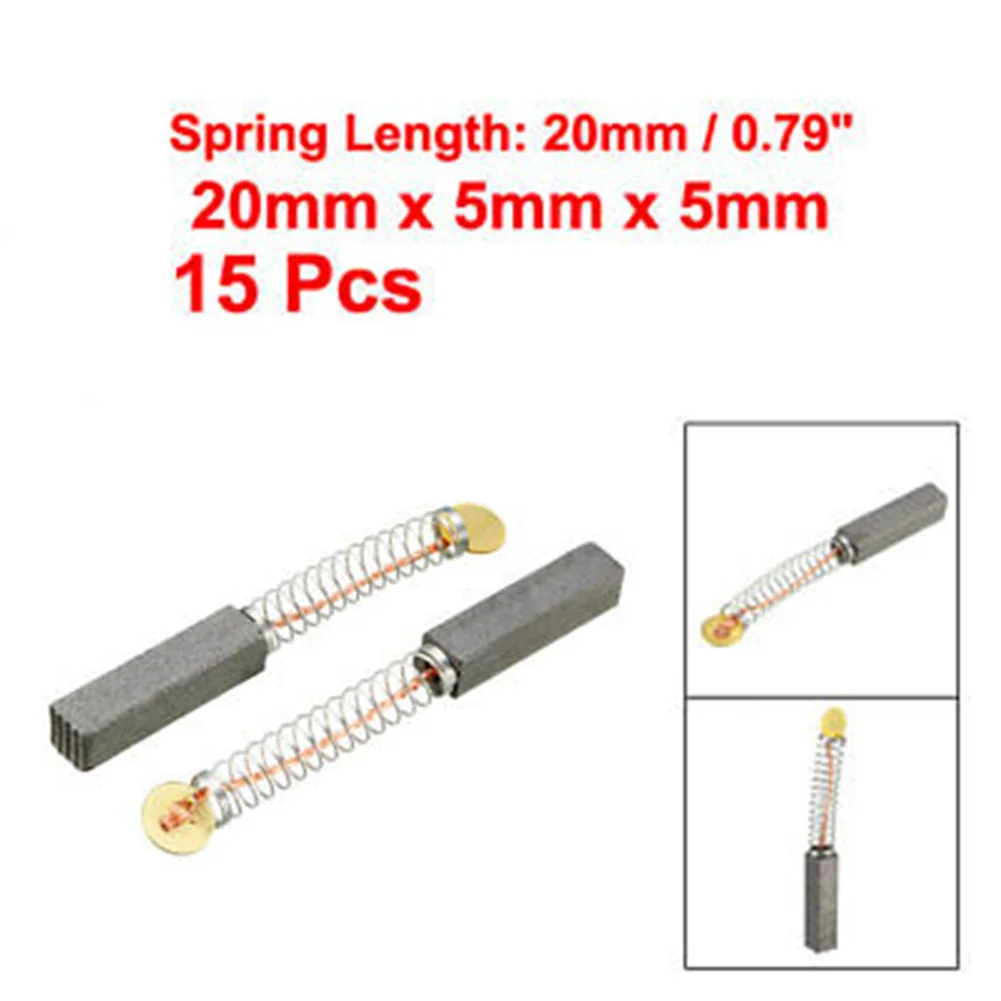Carbon brush Durable carbon brushes set of 15 for electric motors