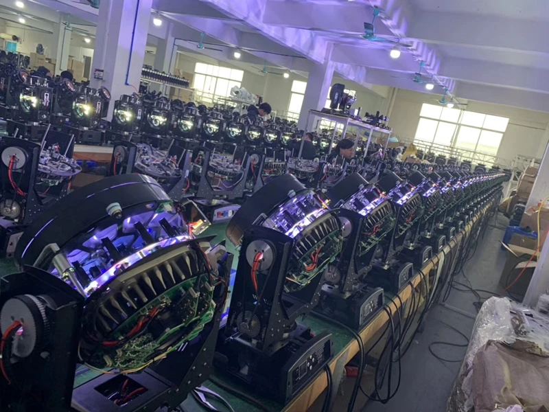 전문 400W RGBW LED 무대 DJ 조명 무빙 빔 바, 오디오 비디오 및 조명용, 4 인 1