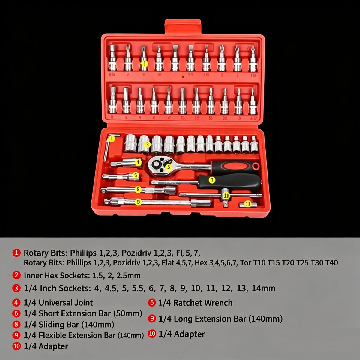 Repair Tool Set Ratchet Wrenches Mechanic Tools Torque Wrench Kit Automotive Tools, Special Hand Small Multi-tool Professional
