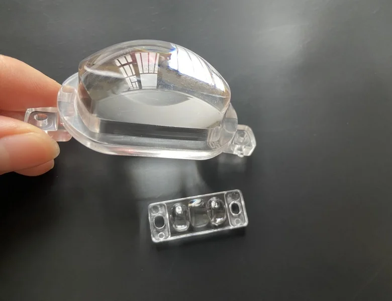 LED 렌즈 전기 자전거 조명 오토바이 렌즈, 아크릴 스포트라이트 렌즈, 71*41*31mm, 2 세트