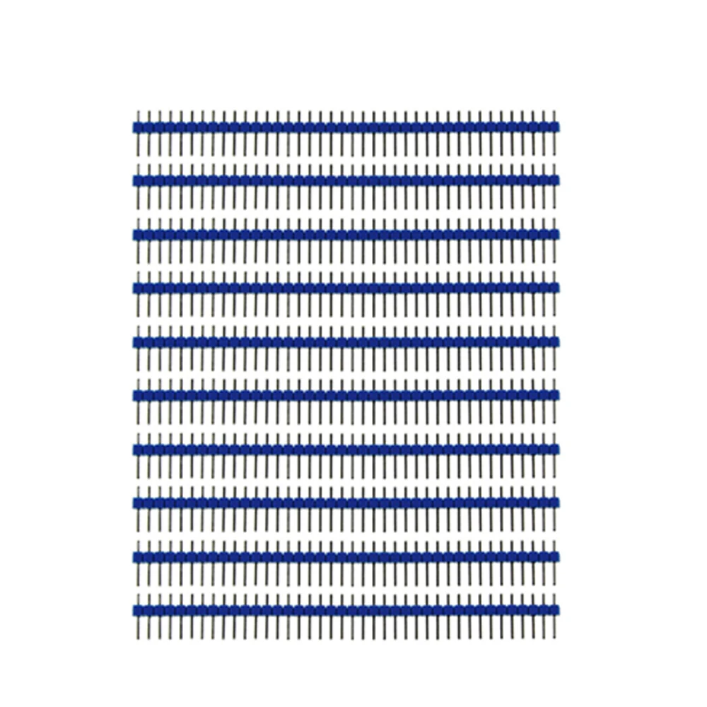 40 Pin 1x40 Single Row Male 2.54 Breakable Pin Header Connector 40pin Strip For Arduino 10PCS