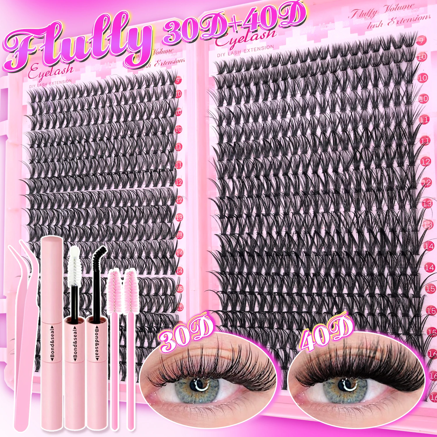 Kit de cils minces et doux en plumes naturelles 30D 40D – Glam quotidien sans effort pour un maquillage frais et naturel! Ultra-doux et délicat 1 Kit de cils minces et doux en plumes naturelles 30D 40D – Glam quotidien sans effort pour un maquillage frais et naturel! Ultra-doux et délicat 1