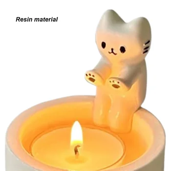 Cute Kitten Candle Holder 1