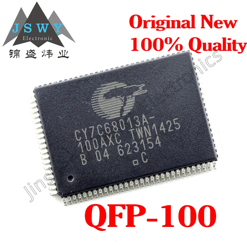 5~10PCS CY7C68013A-100AXC CY7C 68013A 100AXC TQFP100 Package SMD chip IC 100% brand new original