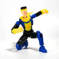 3D Printed Superheroes Anime Shapeshift Action Figures (Style1)