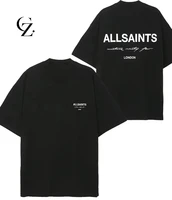 T-shirts à manches courtes pour hommes et femmes, tendance luxe été 2026, imprimé automne et hiver, marque de luxe, coton, haut à manches courtes 1