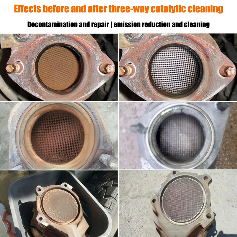Car Engine Catalyst Converter Cleaners Automobile Engine CSV Cleaning Accelerators Catalysts Easy To Clean 6uUuN2P2
