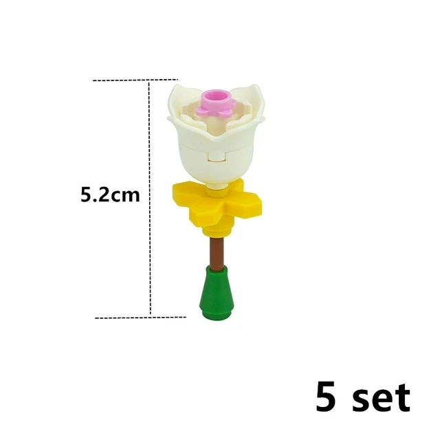 City Friend Creative Building Blocks Set - Plant and Tree Accessories