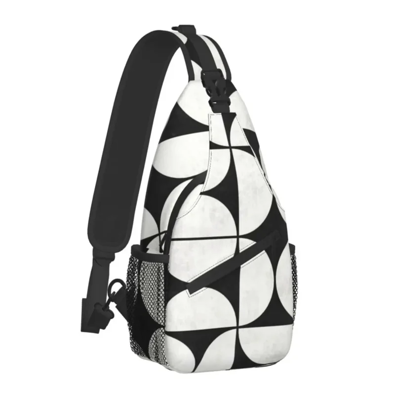 

Geometric Patterns Crossbody Sports Middle Modern Concrete Chest Bag Women Man Fashion Shoulder Backpacks Travel