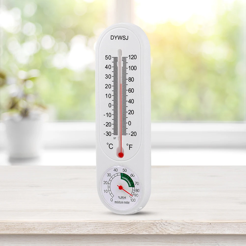 2/10PCS Wall Thermometer Indoor Outdoor Home Office Garden Temperature  Mounted