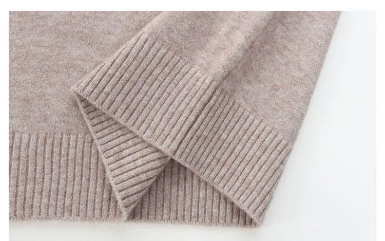 Weiche Weibliche Kleidung frauen Pullover Koreanische Mode 2026 Herbst Wolle Langarm Pullover Strickwaren Halb Stehkragen Frau Kleidung – Detail 28