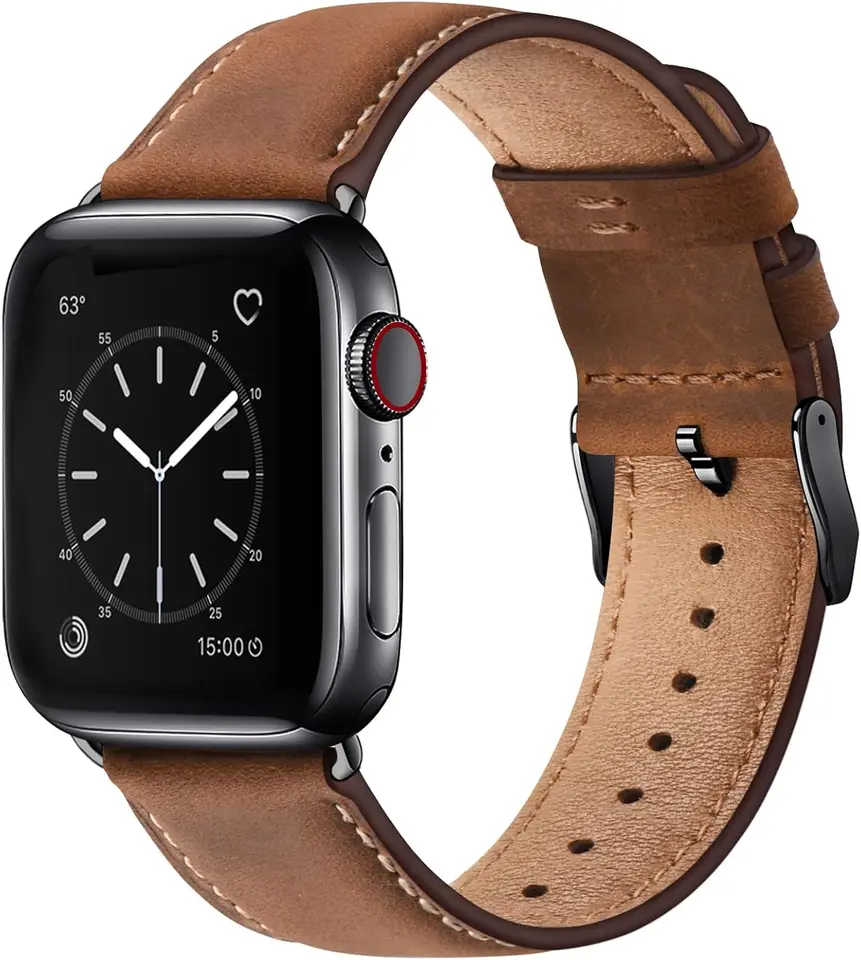 Premium Leather Apple Watch Band for All Sizes