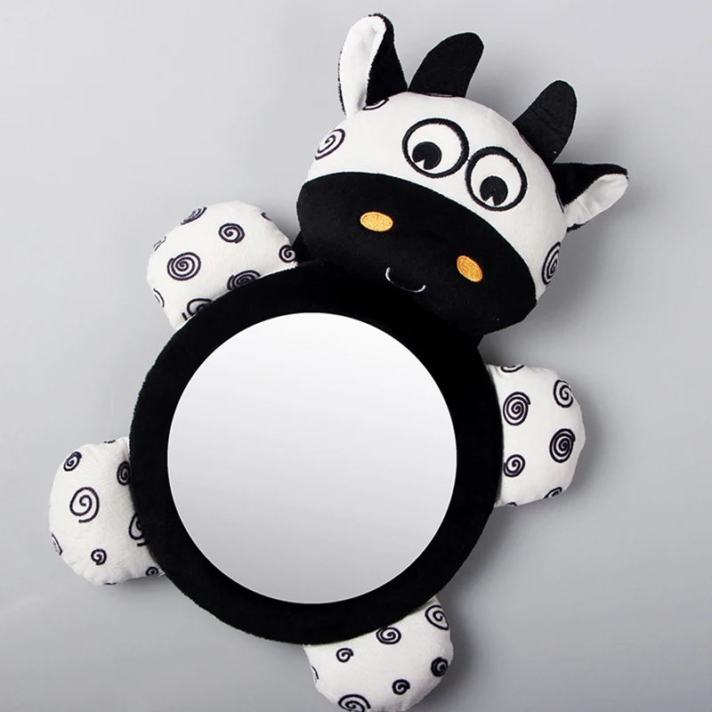 Black White View Back Seat Mirror Baby Car Mirror Safety Seat Headrest Rearview Baby Facing Rear Ward Car Kids Monitor