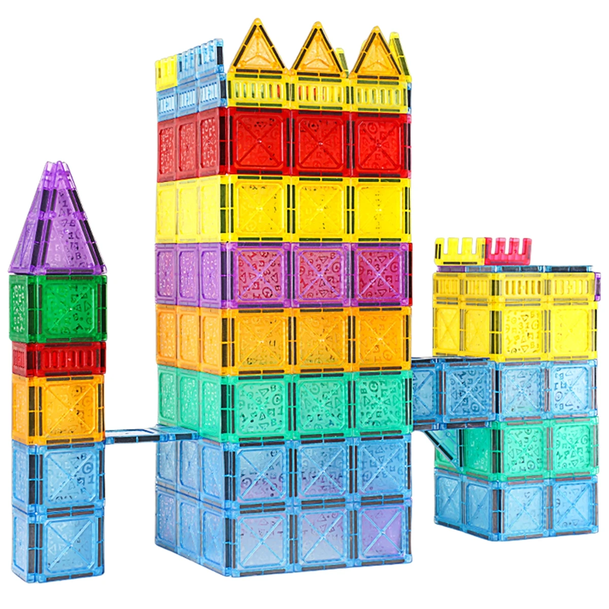Magnetic Building Blocks for kids aged 3-5 4-8 years old Suitable for 3 4 5 6 7 8 years old and up boys girls toddler magnetic assembly toy magnetic alphabet toys