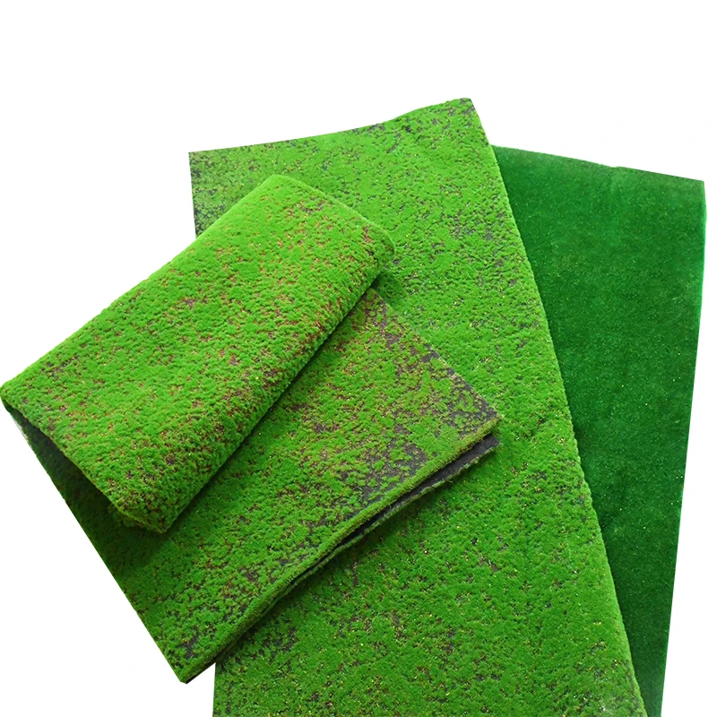 GALPADA 4Pièces Tapis De Gazon Artificiel Décor Naturel Pour