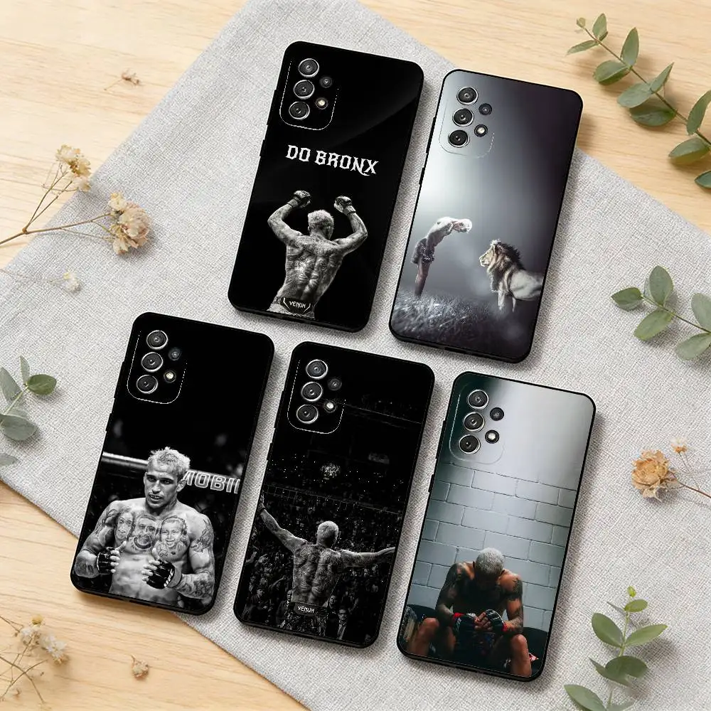 U-Ufc Charles Oliveira 전화 케이스 삼성 S26,S25,S24,S21,S22,S23,S30,Ultra,S20,Plus,기타 소프트 블랙 커버