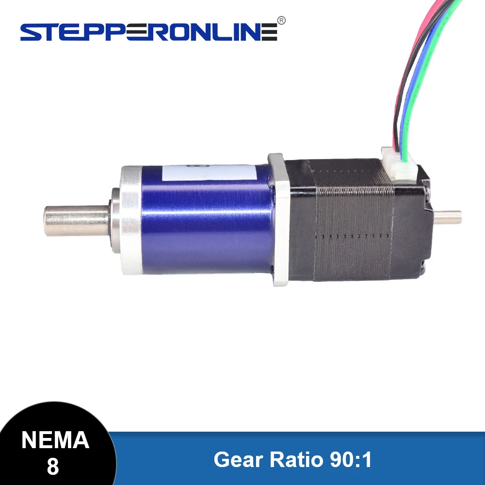 Motor Deslizante para Impressora 3d Robô Cnc Caixa de Engrenagens Planetária Motor Deslizante Engrenagem Nema 0.2a l = 38 mm 90:1