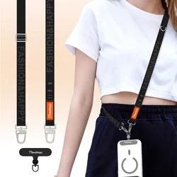 Premium Universal Crossbody Phone Lanyard with Durable Anti - Lost Clip (Black)