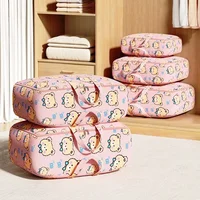 1pc/2pcs Quilt Storage Bag with Large Capacity for Moving, Extra Large Storage Bag  Household Clothes Cotton Quilt Sorting Bag 2