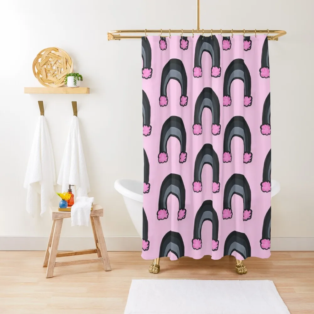 

Black Emo Rainbow Shower Curtain Bathroom Accessory Bathroom For Shower Modern Accessory Bathrooms Elegant Bathroom Curtain