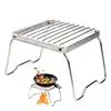Folding Campfire Grill Stainless Steel Firepit Grill Grate Camping Grill Cooking Equipment BBQ Grill Grate Cooking Accessories 1