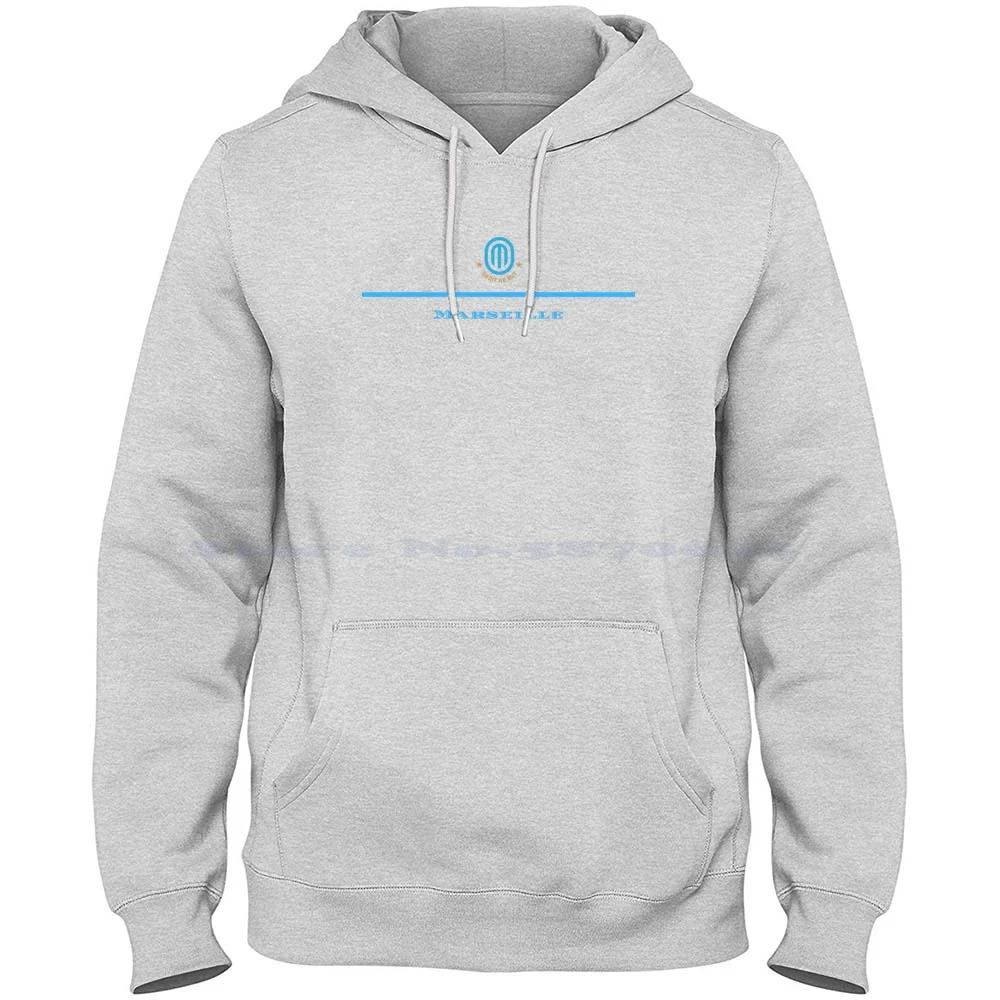 Marseille French Football League 2023 100% Cotone Felpa Con Cappuccio Europa League Soccer Marseille Fan Marseille City Marseille Match