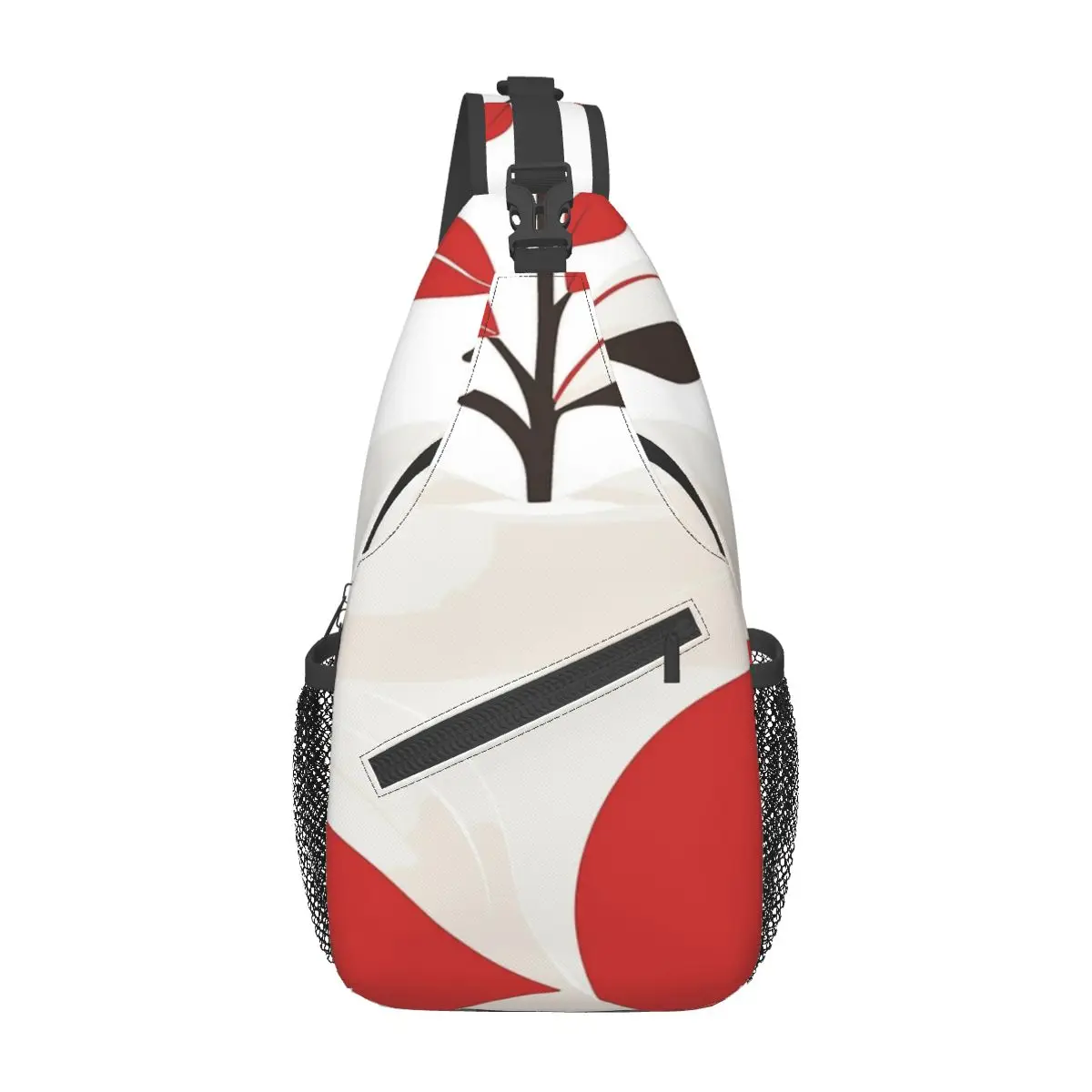 

Японская нагрудная сумка Zen Apple в стиле ретро, Полиэстеровая ткань, для путешествий, хороший подарок, несколько стилей