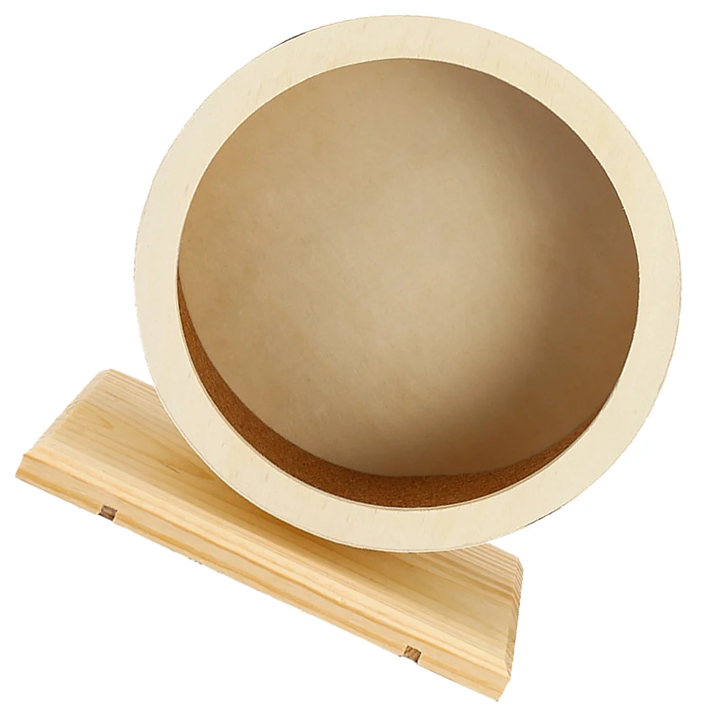 

Small Pets Exercise Wheel Hamster Wooden Mute Running Wheel Play Toy for Rat Guinea Pig