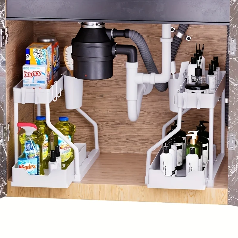 2-Tier Pull Out Drawer Organizer 4