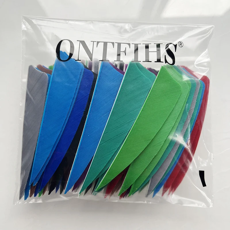 3 Inch Shield Archery Arrow Turkey Feathers Fletching Right Wing For Hunting 50PCS
