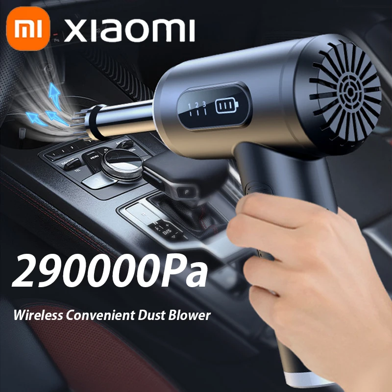 

Xiaomi Car Vacuum Cleaner 290000Pa Strong Suction Wireless Vacuum Cleaner Handheld Vacuum Pump Cordless Robot for Car Home