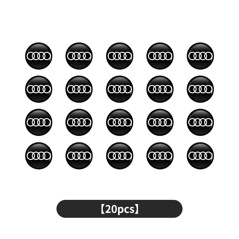 Car Door Lock Keyhole Protective Cover Stickers and Decals Combo Pack