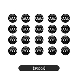 Car Door Lock Keyhole Protective Cover Stickers and Decals Combo Pack (20PCS)