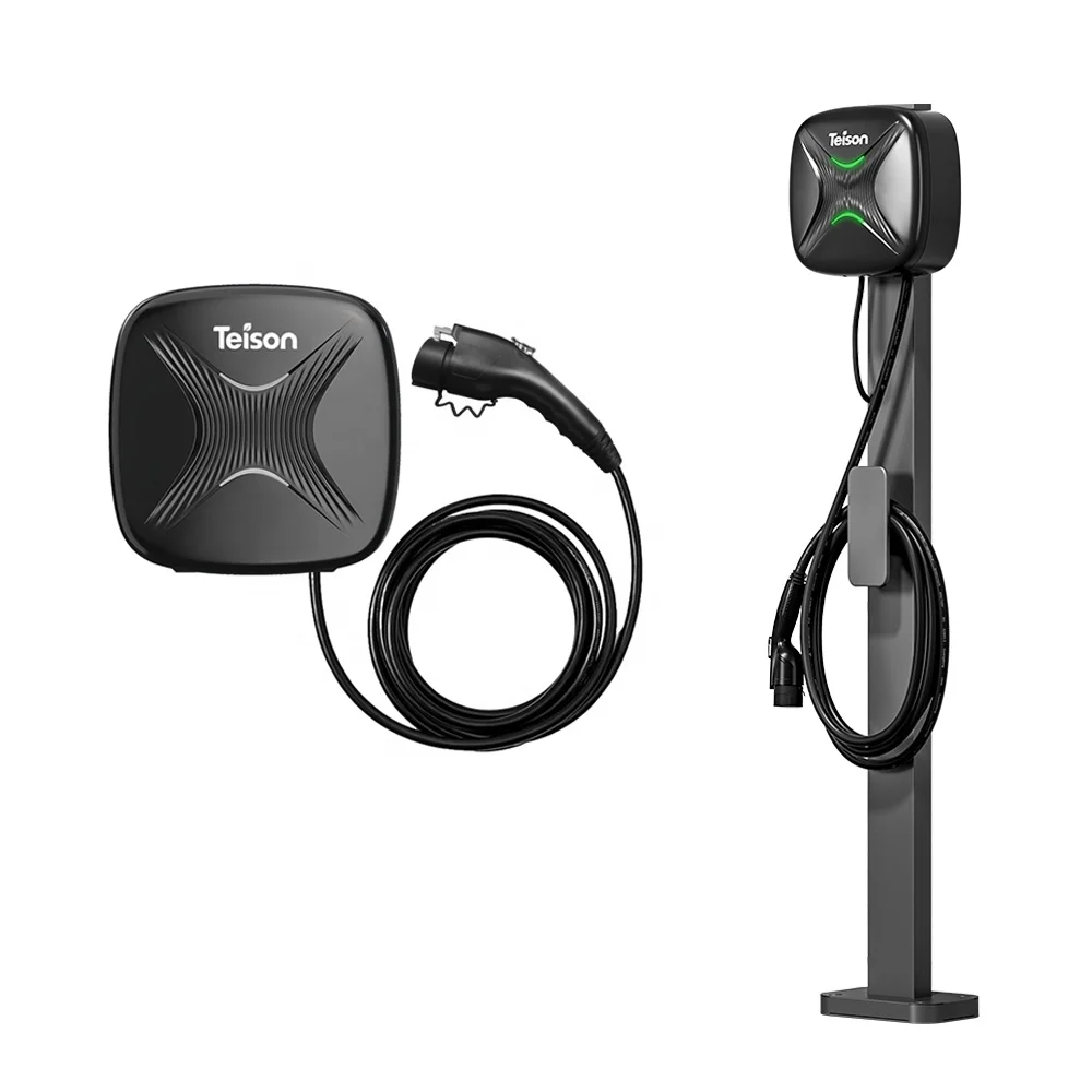 

Teison APP/WIFI/4G/RFID 11kw smart wallbox ev charger AC home type 2 plug ocpp charging station
