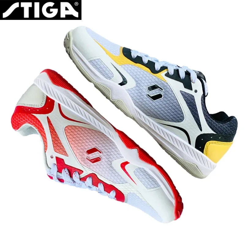 Table Tennis Shoes STIGA Table Tennis Shoes Men Women Brand New Ping Pong Sneakers Professional Anti-slip Durable Portable