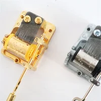 Merry Christmas Mini Music Box Movement Random Color Hand DIY Mechanism Gifts for Children You Are My Sunshine Little Star 1