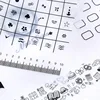 Silicone Nail Practice Training Sheet for Table Manicure Tool Waterproof Table Mat Uv Gel Polish Hand Pillows Pad Nail Templates 3