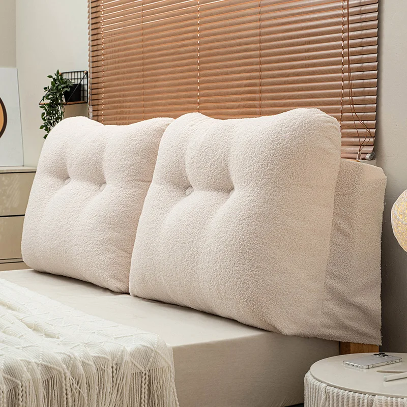 Removable Washable Headboard Backrest Pillow 3