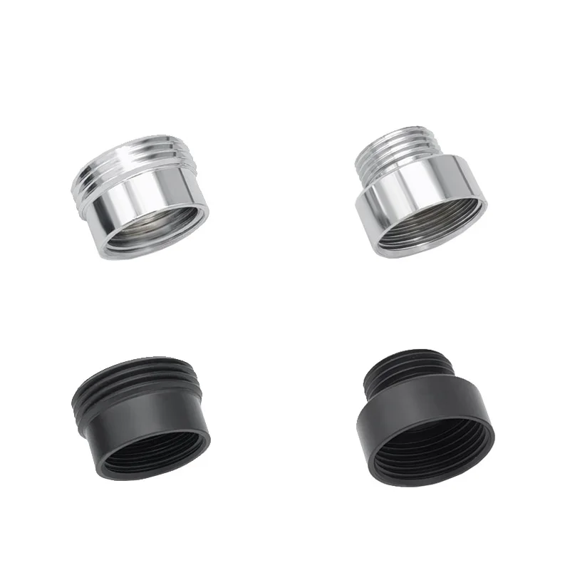 WASOURLF Bathroom Kitchen Pipe Hose Adapter G 1/2 3/4 Inch Male Thread Transfer Connector Shower Faucet Accessories Black Chrome pipe fitting hose pipe fitting water faucet adapter