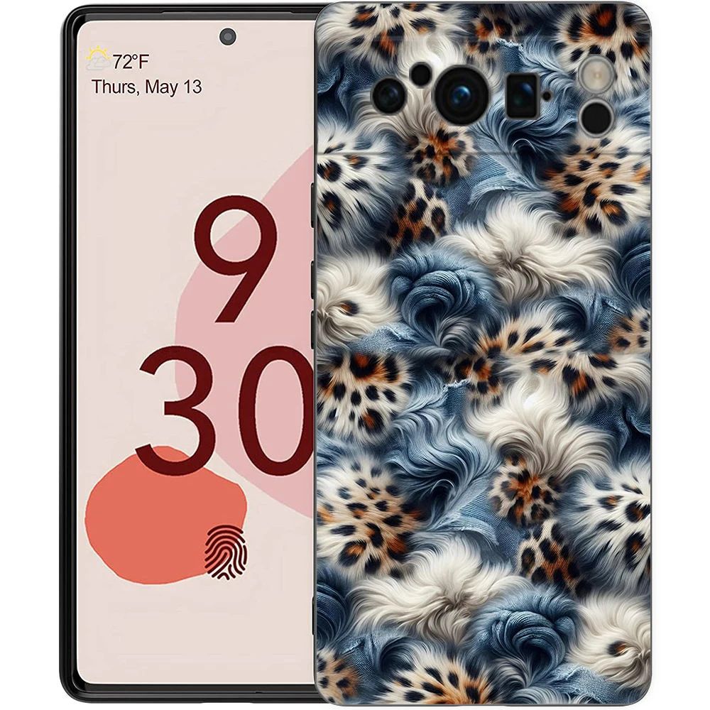 Leopard Print Shockproof Phone Case Cover - Soft TPU Shell with Smudge-Resistant Coating