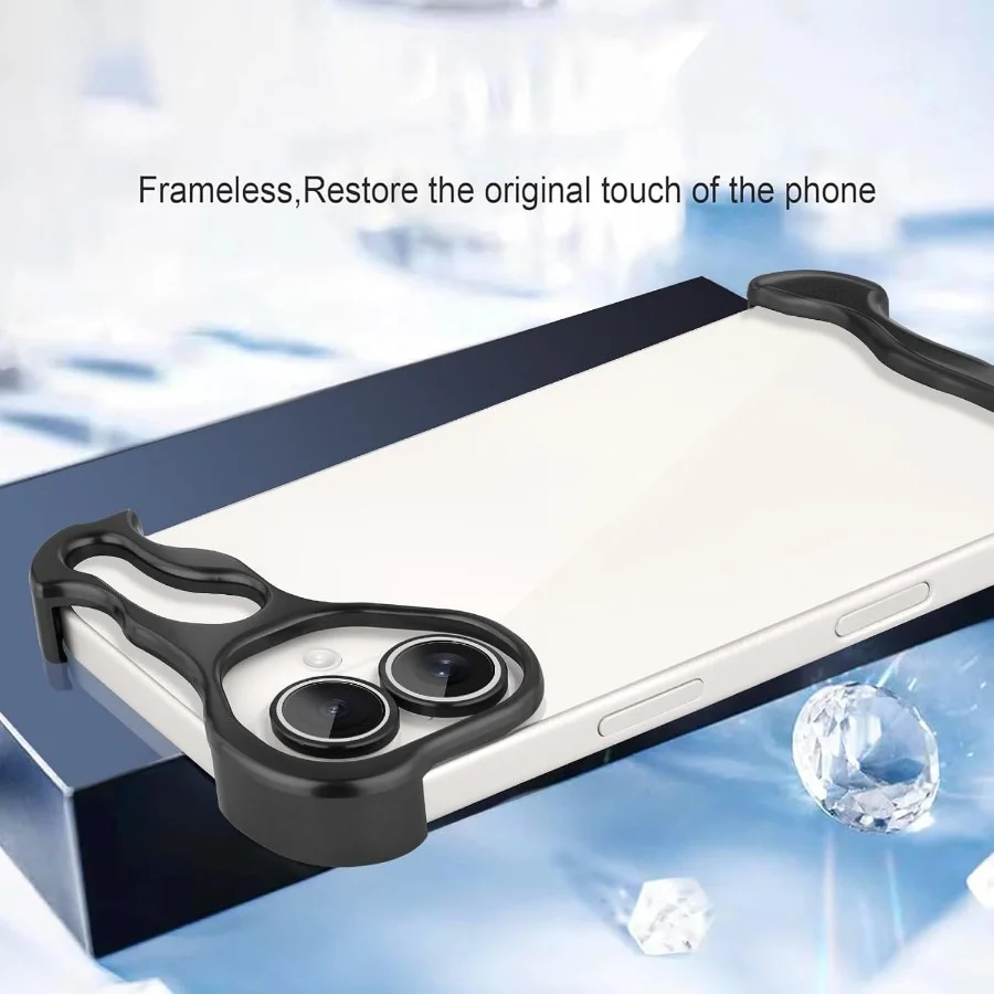 Sleek Metallic Dropproof Tough Cover with Lens Protection
