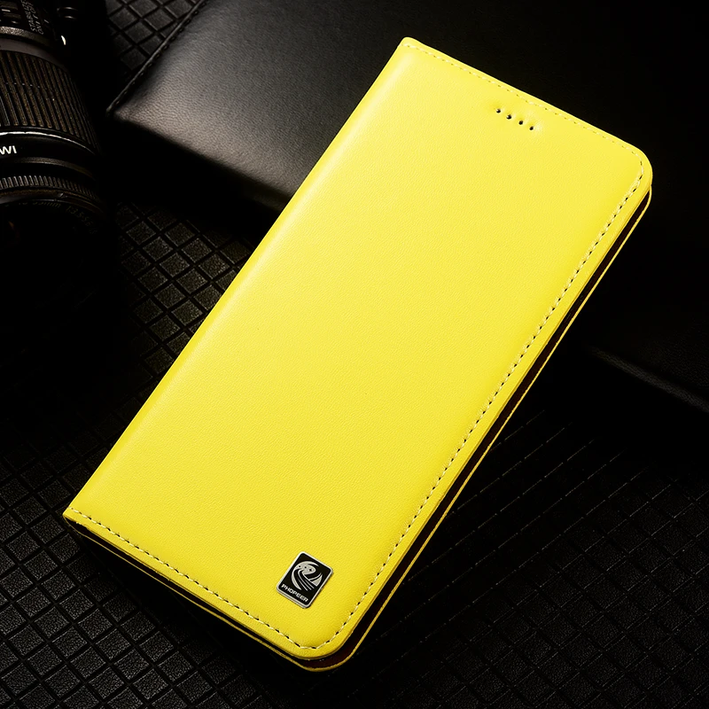 Napa Genuine Leather Flip Case with Card Holder Slots - Premium Protective Phone Cover