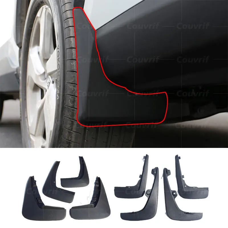 4Pcs Car Tire Fender Mud Flap Per Jaguar Xf Rs Xj R 2013-2019 Antispruzzo Paraspruzzi Auto Parafanghi Esterni Accessori Per Auto