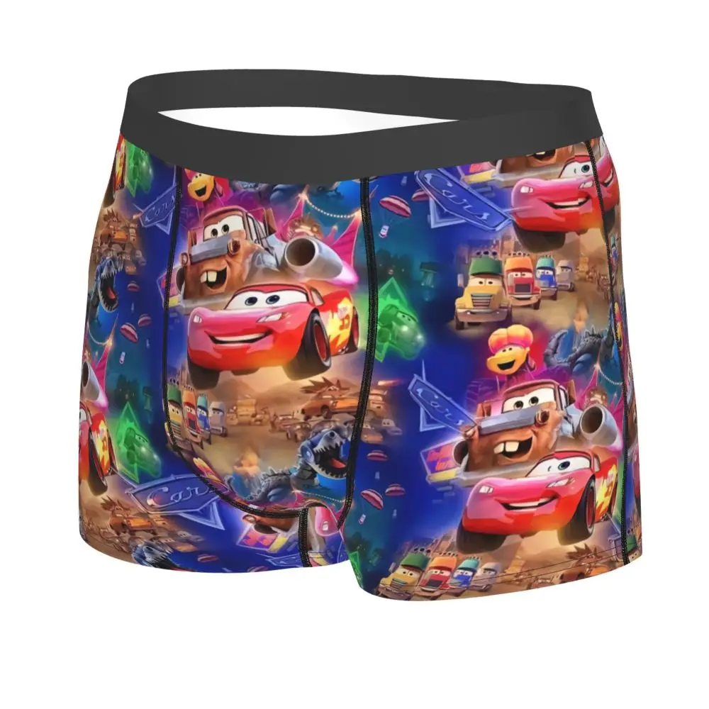 Custom Lightning McQueen Car Collage Boxers Shorts Men's Briefs Underwear Cool Underpants