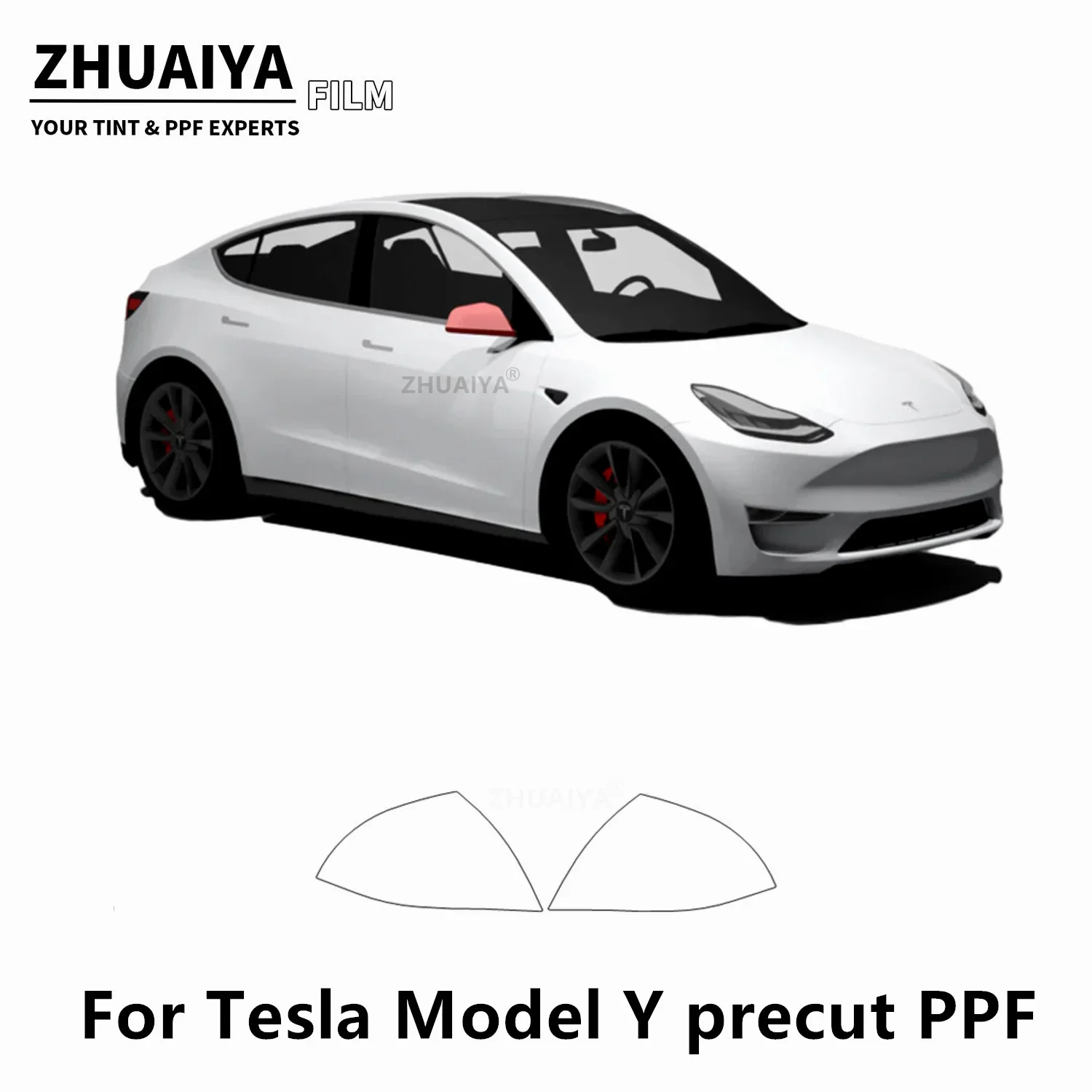 

2020-2024 для Tesla модели Y Mirror PPF Защитная пленка для краски 8mil пленка для кузова автомобиля