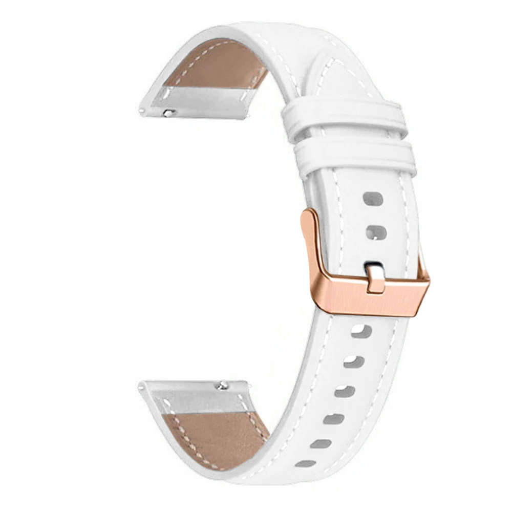 삼성 갤럭시 워치 6 클래식 가죽 시계 밴드, 20mm 밴드 벨트, 44mm, 40mm, 43mm, 47mm, 42mm, 46mm 스트랩