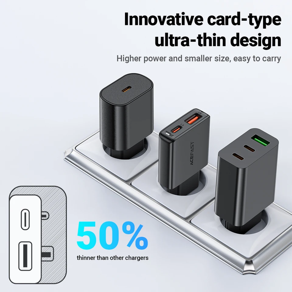 ACEFAST의 GaN PD30W 고속 충전 휴대폰 충전기