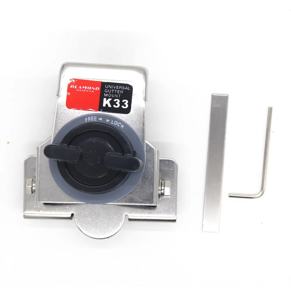 K-33 White Mobile car radio Antenna Mount Bracket Clip with 5M RG316/RG58 Extension Coaxial Feeder Cable for Kenwood Baofeng